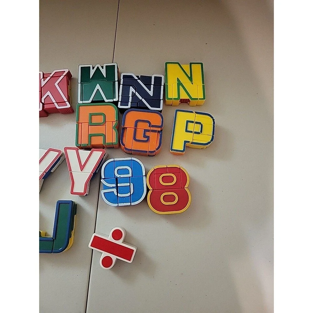 Alpha Bots Transforming‎ Robot Alphabet Letters Set Replacements Not Complete